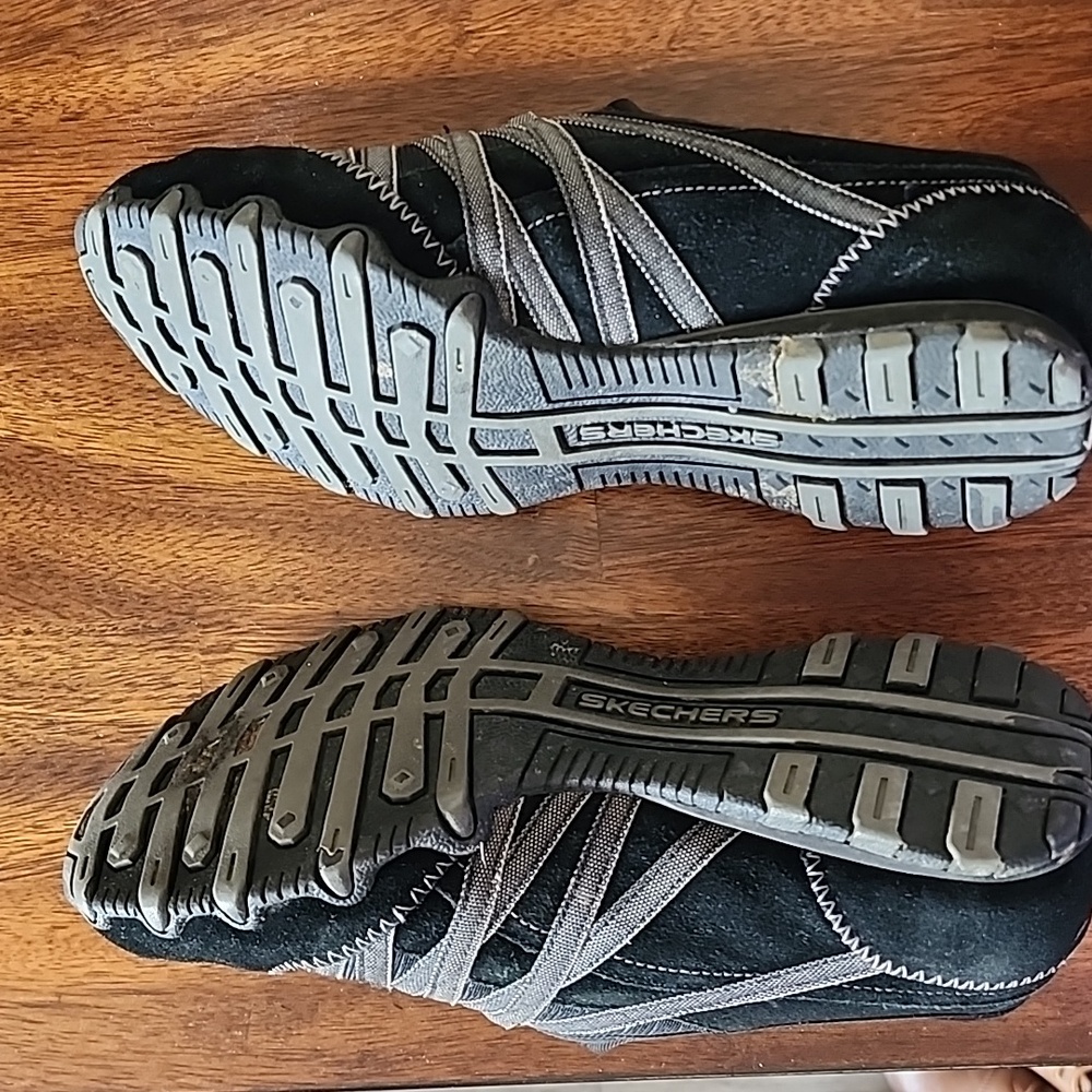 Womens, Skechers, Slip on Shoes, Black, Sz 7.5 - Picture 5 of 8